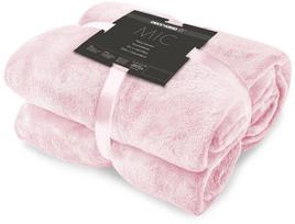 DecoKing Mic Blanket Powder Pink 160x210