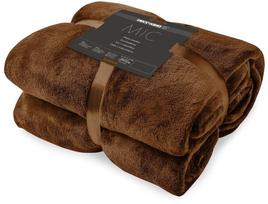 DecoKing Mic Blanket Brown 160x210