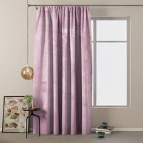 uzuolaidos 270 - AmeliaHome Velvet Pleat Curtains Pink 140x270cm - 4 nuotrauka