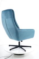 Pirkti Signal Meble Ford Velvet Chair With Footrest Turquoise - Photo 15