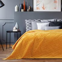 lovatieses 220x240 - AmeliaHome Laila Bed Coverlet Honey 220x240cm - 3 nuotrauka