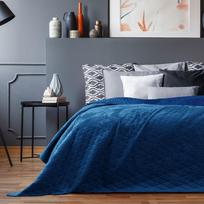lovatiese laila 240x260 ameliahome - AmeliaHome Laila Bed Coverlet Royal Blue 240x260cm - 3 nuotrauka