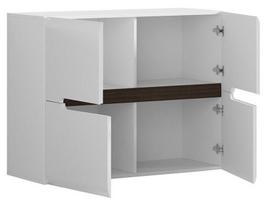 komoda 84 - Black Red White Chest Of Drawers Azteca Trio SFK4D White - 3 nuotrauka