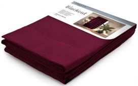 AmeliaHome Pleat Blackout Curtains Wine 140x245cm