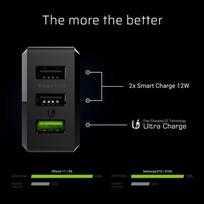 30w pakrovejas - Green Cell Charger GC ChargeSource 3 3 USB3.0 30W - 3 nuotrauka