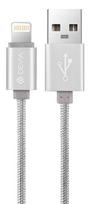 apple laidu - Devia Fashion Cable for Apple iOS MFI 1.2m Silver - 2 nuotrauka