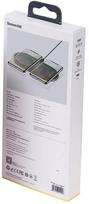 wireless charger baseus - Baseus Simple 2in1 Wireless Charger WXJK Transparent/Black - 6 nuotrauka