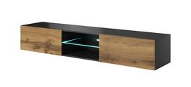 Halmar Livo RTV-180W Hanging TV Stand Anthracite/Votan Oak