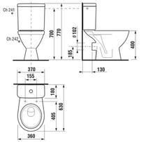 unitazas jika lyra plus - Jika pastatomas WC Lyra Plus horizontalus - 3 nuotrauka