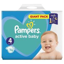 pampers sauskelnes - Pampers Active Baby S4 76 - 2 nuotrauka