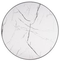 korpuso ausintuvai - Kavos staliukas Signal Meble Dolores B White Marble/Grey, 800x800x420 mm - 3 nuotrauka