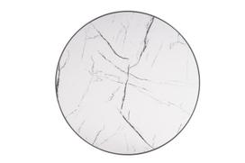 korpuso ausintuvai - Kavos staliukas Signal Meble Dolores B White Marble/Grey, 800x800x420 mm - 4 nuotrauka