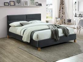 Signal Meble Sierra Velvet Bed 160x200cm Grey