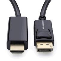 hdmi to displayport - Kabelis Displayport 1.2 - HDMI M-M (Micro Connect) - 3 nuotrauka