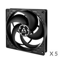 140mm ventiliatoriai - Arctic P14 140mm Black Pack of 5 - 2 nuotrauka