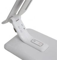stalines lempos staliukas - Platinet Modern PDL70 Desk Lamp 12W White - 2 nuotrauka