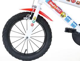 vaikiski dviracius - Bimbo Bike 77325 14" White Red - 6 nuotrauka