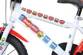 vaikiski dviracius - Bimbo Bike 77325 14" White Red - 7 nuotrauka