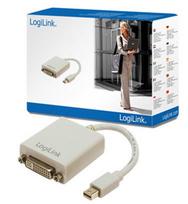 display port laidas - Logilink Mini Display Port To DVI Adapter/Converter - 2 nuotrauka