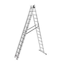 3 pakopu kopecios - Universalios kopėčios Haushalt BL-E314, 3 x 14 pak - 4 nuotrauka