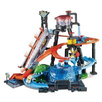 plovykla garaze - Mattel Hot Wheels City Ultimate Gator Car Wash Play Set FTB67 - 2 nuotrauka