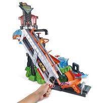 plovykla garaze - Mattel Hot Wheels City Ultimate Gator Car Wash Play Set FTB67 - 3 nuotrauka
