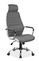 biuro kedes ermitazas - Signal Meble Q-035 Gray/White - 2 nuotrauka