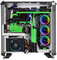 ventiliatoriaus rgb - Thermaltake Riing Plus 14 RGB Radiator Fan TT Premium Edition 3-Pack CL-F056-PL14SW-A - 10 nuotrauka