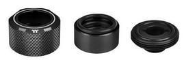 vamzdis 16mm - Thermaltake Pacific C-PRO G1/4 PETG Tube 16mm OD Compression 6-Pack Black - 2 nuotrauka