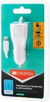 adapteris telefonui - CANYON C-033 Universal 1xUSB car adapter, plus Lightning connector, Input 12V-24V, Output 5V/2.4A(Ma - 3 nuotrauka