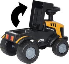 paspiriamas traktorius - HTI JCB Tractor, juodas/geltonas - 2 nuotrauka