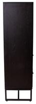 komoda 140 - Komoda Home4you Amsterdam 45035, juoda, 100x40x140 cm - 7 nuotrauka