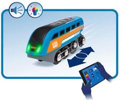 brio garazas - BRIO traukinio bėgių rinkinys Smart Tech Deluxe, 33972 - 6 nuotrauka