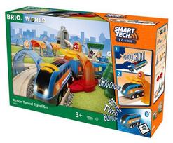 brio garazas - BRIO traukinio bėgių rinkinys Smart Tech Deluxe, 33972 - 8 nuotrauka