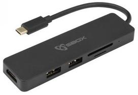Sbox TCA-51 USB Type-C-HDMI/USB-3.0/SD+TF