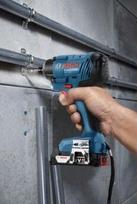 bosch gdr 18v - Smūginis suktuvas Bosch GDR 18V-160; 18 V; 2x2,0 Ah akum. - 3 nuotrauka