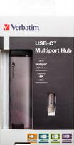 usb c ilgintuvas - Verbatim 49141 USB-C Multiport Hub - 5 nuotrauka