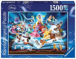 pasaulio zemelapis puzzle - Dėlionė Ravensburger Disney Magical Storybook 16318, 1500 vnt. - 1 nuotrauka