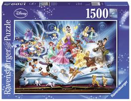 pasaulio zemelapis puzzle - Dėlionė Ravensburger Disney Magical Storybook 16318, 1500 vnt. - 3 nuotrauka