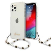 senukai iphone - Dėklas Guess Apple iPhone 12/12 Pro, balta, 6.1 " - 1 nuotrauka