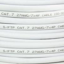 ftp kabelis 305m - Laidas LogiLink Cable CAT 7 S/FTP 305m White - 4 nuotrauka