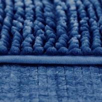 kilimelis batams - AmeliaHome Bati Bathmat Set 50x80/40x50 Dark Blue - 4 nuotrauka