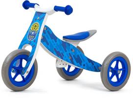 milli ride - Balansinis dviratis Milly Mally Look Ride On 2in1 Blue - 2 nuotrauka