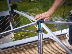 leifheit drabuziu dziovykle - Leifheit Rotary Dryer LinoPop-Up 140 - 12 nuotrauka