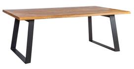 Valgomojo stalas Home4you Rotterdam Oak, 2200x1000x750 mm