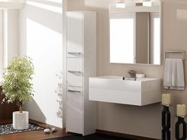 170 spintele - Top E Shop 33 Bathroom Cabinet White - 3 nuotrauka