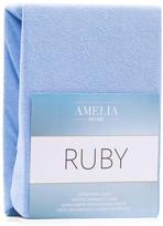 paklode su guma 180x200 - AmeliaHome Ruby Frote Bedsheet 160-180x200 Light Blue 28 - 1 nuotrauka