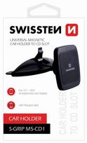 cd r - Swissten S-Grip M5-CD1 Universal Car CD/Radio Holder Black - 5 nuotrauka