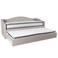 viengules lovos 200 90 - Home4you Atlanta Double Bed 90x200cm Grey - 2 nuotrauka
