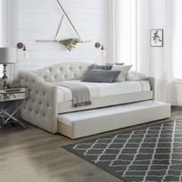 viengules lovos 200 90 - Home4you Atlanta Double Bed 90x200cm Grey - 3 nuotrauka